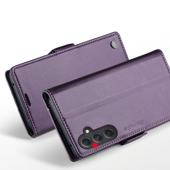 CASE фліп-чохол для Samsung Galaxy A54 5G, Litchi Wallet, фіолетовий