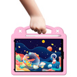 Дитячий чохол для планшета iPad 10.2" 2021/2020/2019 (9/8/7 gen.) / Air 10.5" 2019 (3 gen.), Cute Patterns, з підставкою, рожевий
