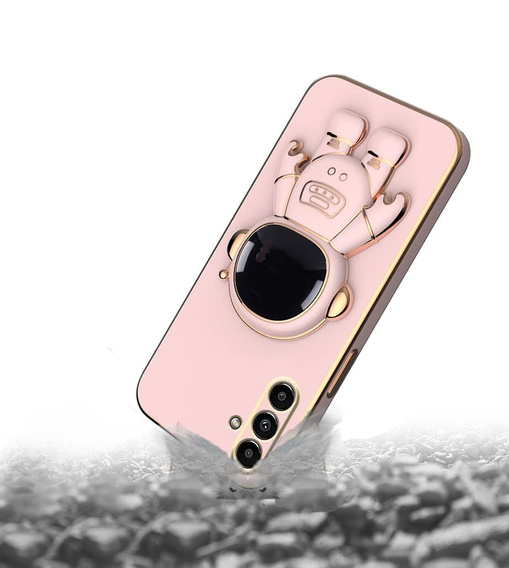 Чoхол до Samsung Galaxy A56 5G, Astronaut, рожевий