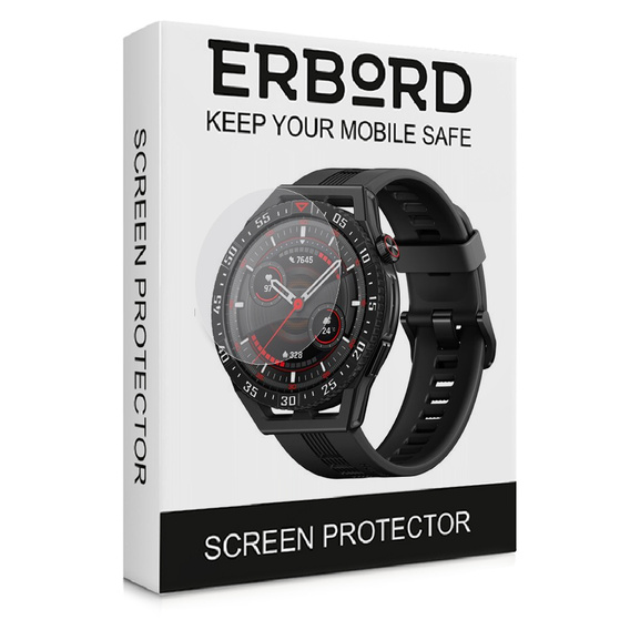 3x ERBORD Гідрогелева фольга для Huawei Watch GT 3 SE