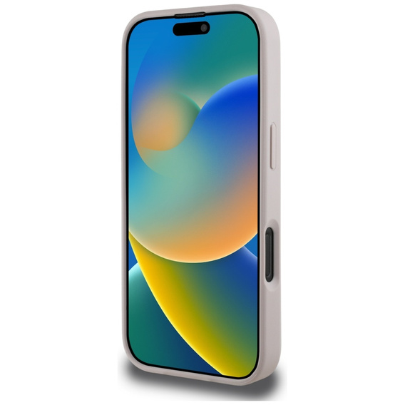 Чехол Guess 4G Circle с классическим логотипом, для MagSafe для iPhone 16 Pro Max