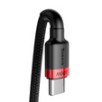 BASEUS Kaбель USB PD100W/QC3.0 Type-C 200cm - Red/Black