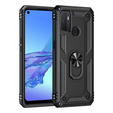 Бронированный Чехол до Oppo A53 / Oppo A53s / A32 4G, Nox Case Ring, чёрный
