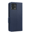 Откидной чехол для Motorola Moto G72, Wallet Thin Magnet, темно-синий