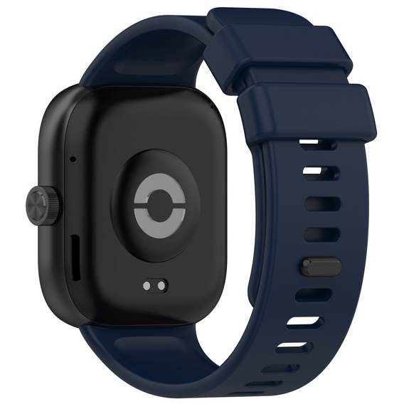 Силіконовий ремінець з чохлом для Xiaomi Redmi Watch 3, синій