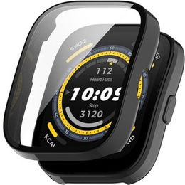 Чохол 2в1 + загартоване скло для Amazfit Bip 5, чорний
