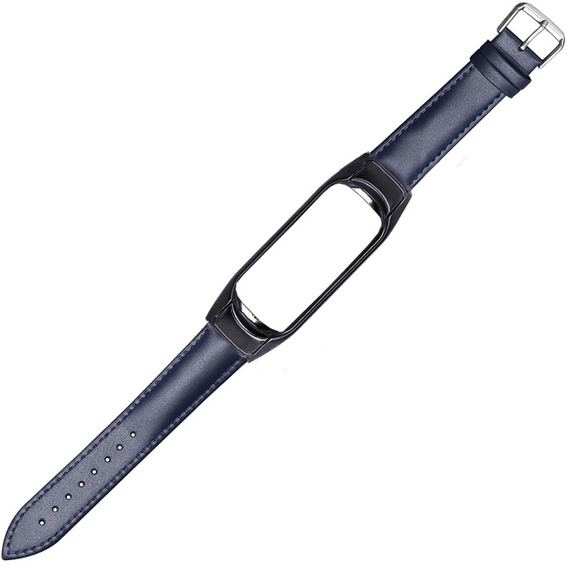 Кожаный ремешок для часов Samsung Galaxy Fit 2 SM-R220, Blue