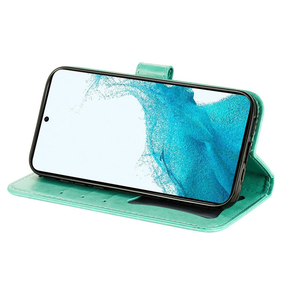 Откидной чехол для Samsung Galaxy A54 5G, Mandala Flower, зелёный