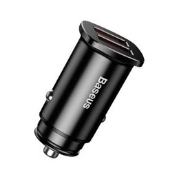 Baseus Автомобільний зарядний пристрій  2XUSB QC 3.0 30W - Black