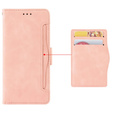 Футляр з клапаном для Honor Magic 7 Pro, Card Slot, рожевий