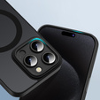 Чохол для iPhone 14 Pro Max, для MagSafe, ERBORD Matt Case, чорний + захисне скло