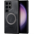 Чехол DuxDucis для Samsung Galaxy S24 Ultra, Aimo Case, для MagSafe, прозрачный / черный