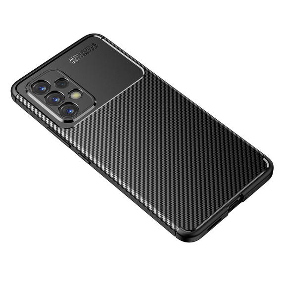Чoхол до Samsung Galaxy A53 5G, Carbon Gel, чорний