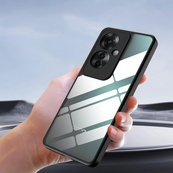 Чoхол до Oppo Reno 11F 5G, Fusion Hybrid, матовий / чорний