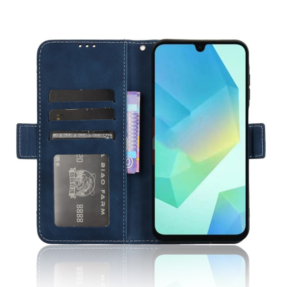 Откидной чехол для Samsung Galaxy A16, Card Slot, темно-синий