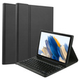 Чехол + клавиатура Samsung Galaxy Tab A8 10.5, Leather Pen Slot, чёрный