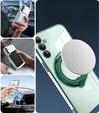 Магнитный чехол для Samsung Galaxy S25+ Plus, для MagSafe, зелёный