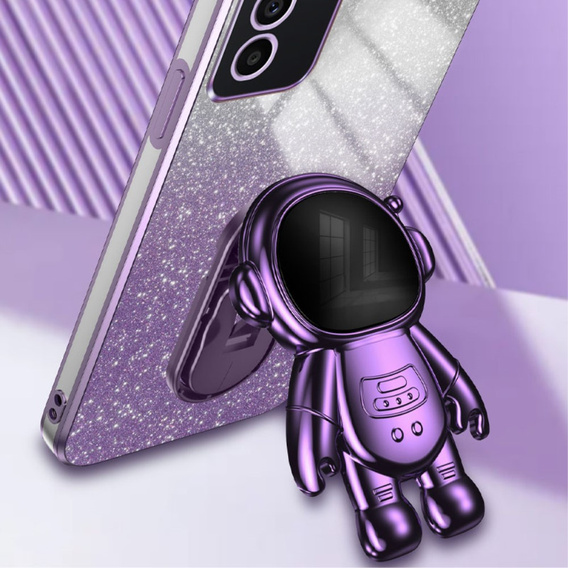 Чохол для Samsung Galaxy A15 4G / 5G, Glitter Astronaut, фіолетовий