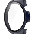 Силиконовый футляр со встроенным защитным стеклом до Huawei Watch GT 3 Pro 46mm, Dark Blue