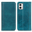 Чохол-фліп для Motorola Moto G73 5G, Split Leather, бірюзовий