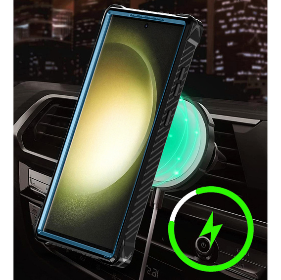 Чoхол до Samsung Galaxy S23 Ultra, Heavy Duty Ring Belt Clip, м'яти