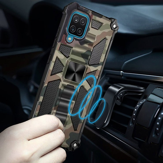 Чoхол до Samsung Galaxy A12 / M12 / A12 2021, Armor Kickstand, зелений