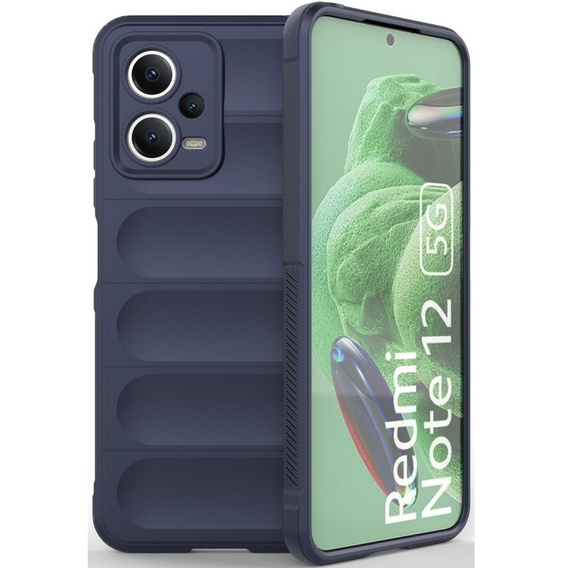 Чехол до Xiaomi Redmi Note 12 5G / POCO X5 5G, Gaming Shockproof, темно-синий