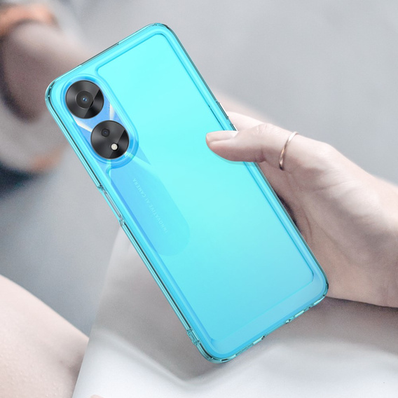 Чехол до Oppo A78 5G, Fusion Hybrid, синий