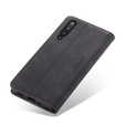 Чехол CASEME для Samsung Galaxy A50, Leather Wallet Case, чёрный