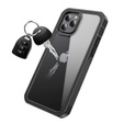 Чехол для iPhone 12/12 Pro, Shockproof, с пленкой, чёрный