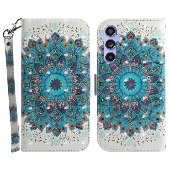 Откидной чехол для Samsung Galaxy A35 5G, Wallet, Mandala Flower