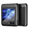 Чехол для Samsung Galaxy Z Flip7 FE / Z Flip6, PC Case, прозрачный / черный