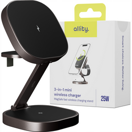 Беспроводное индуктивное зарядное устройство ERBORD 3 в 1