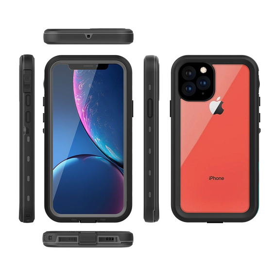 Водонепроницаемый чехол IP68 для iPhone 11 Pro, Redpepper Dot+, чёрный