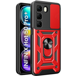 Чохол NOX Camera Slide Infinix Hot 50 Pro+ 4G, CamShield Slide, червоний