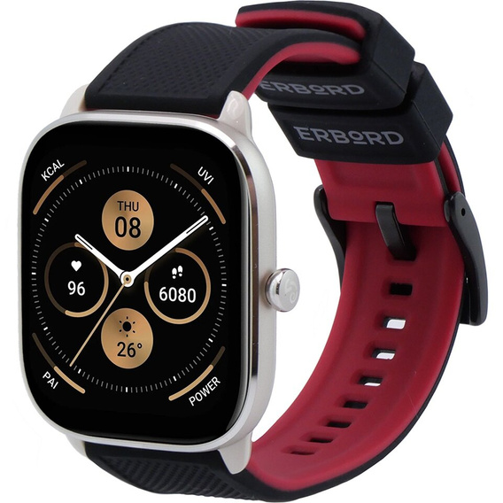 Универсальный силиконовый ремешок ERBORD 20 мм