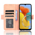 Футляр з клапаном для Samsung Galaxy M34, Card Slot, рожевий