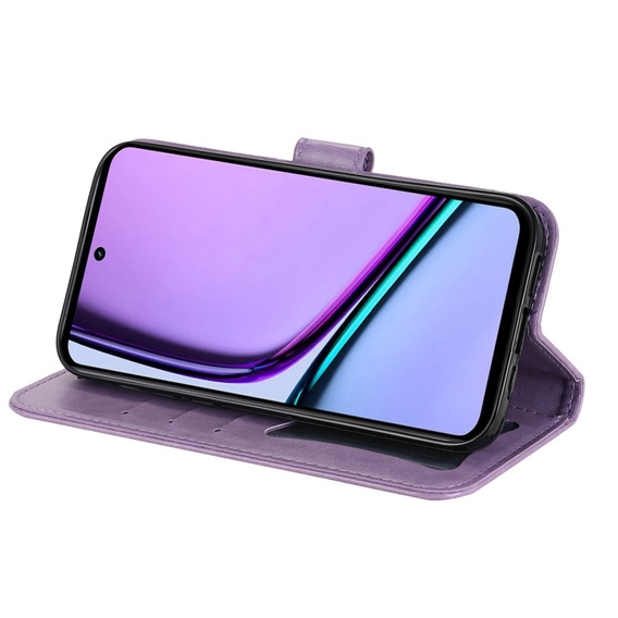 Откидной чехол для Realme C67, Mandala, фиолетовый