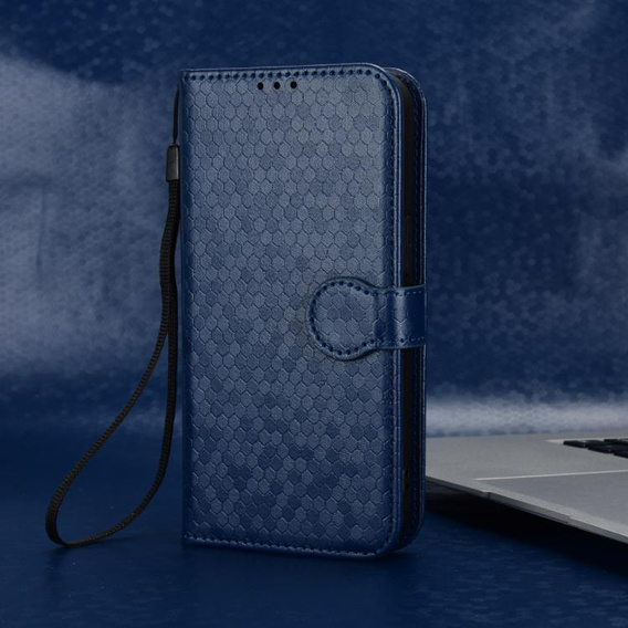 Флип-кейс для Xiaomi Redmi 15C 4G/LTE, Wallet Rhombus, синий