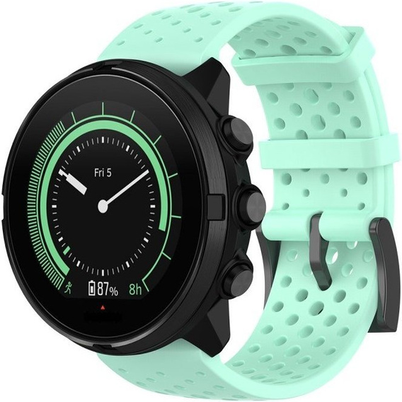 Силиконовый ремешок для zegarka Suunto Spartan Sport Wrist HRBaro / Suunto 9 / D5I - Cyan