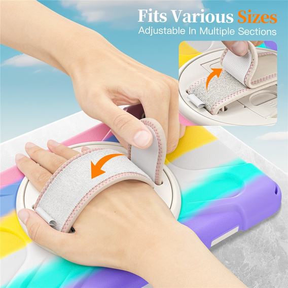 Броньований чохол з підставкою та ременем через плече для Samsung Galaxy Tab A11