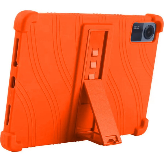 Силиконовый чехол для Xiaomi Redmi Pad SE 11", Impact, бронированный, оранжевый