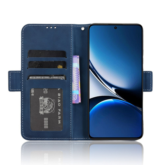 Футляр з клапаном для Xiaomi Poco X7 Pro 5G, Card Slot, темно-синій