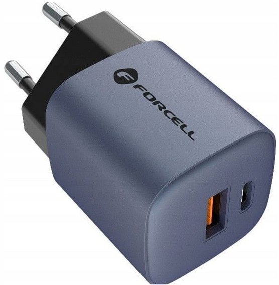 Forcell Зарядное устройство USB-C 3A 45W PD QC 4.0 - White