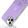 Чехол до iPhone 13 Pro, Glittery, фиолетовый