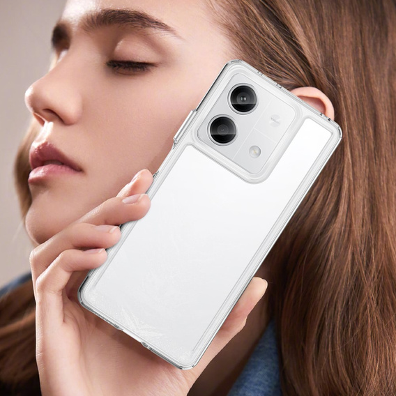 Чехол до Xiaomi Redmi Note 13 5G, Fusion Hybrid, прозрачный