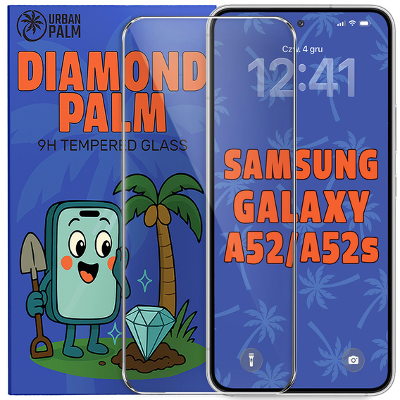 Закаленное стекло Diamond Palm для Samsung Galaxy A52/A52s