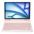 Чехол + клавиатура Apple iPad Air 11" 6 gen. 2024, Leather Pen Slot, розовый rose gold