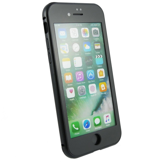 Чохол для iPhone 7/8/SE 2020/SE 2022, Magnetic Dual Glass, чорний