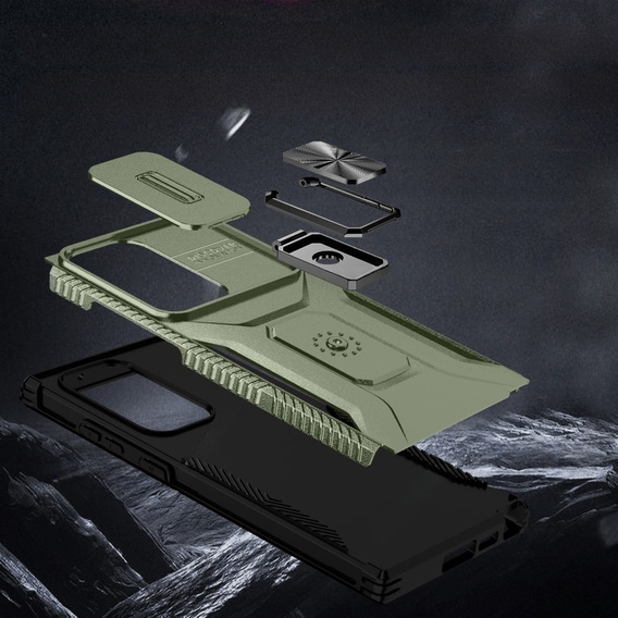 Чехол для Samsung Galaxy S23 Ultra, крышка объектива, зелёный